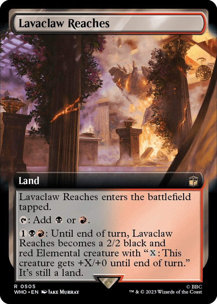 Image for Lavaclaw Reaches (Extended Art) (505) - Magic: The Gathering