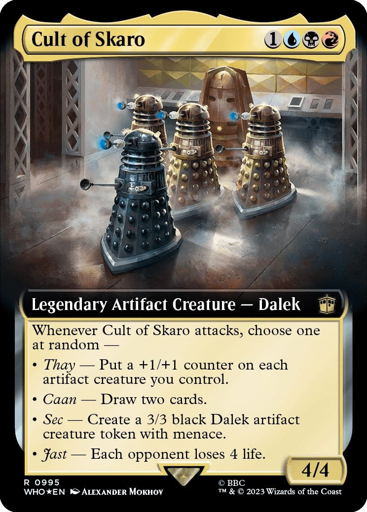 Image for Cult of Skaro (Extended Art) (Surge Foil) (995) - Magic: The Gathering