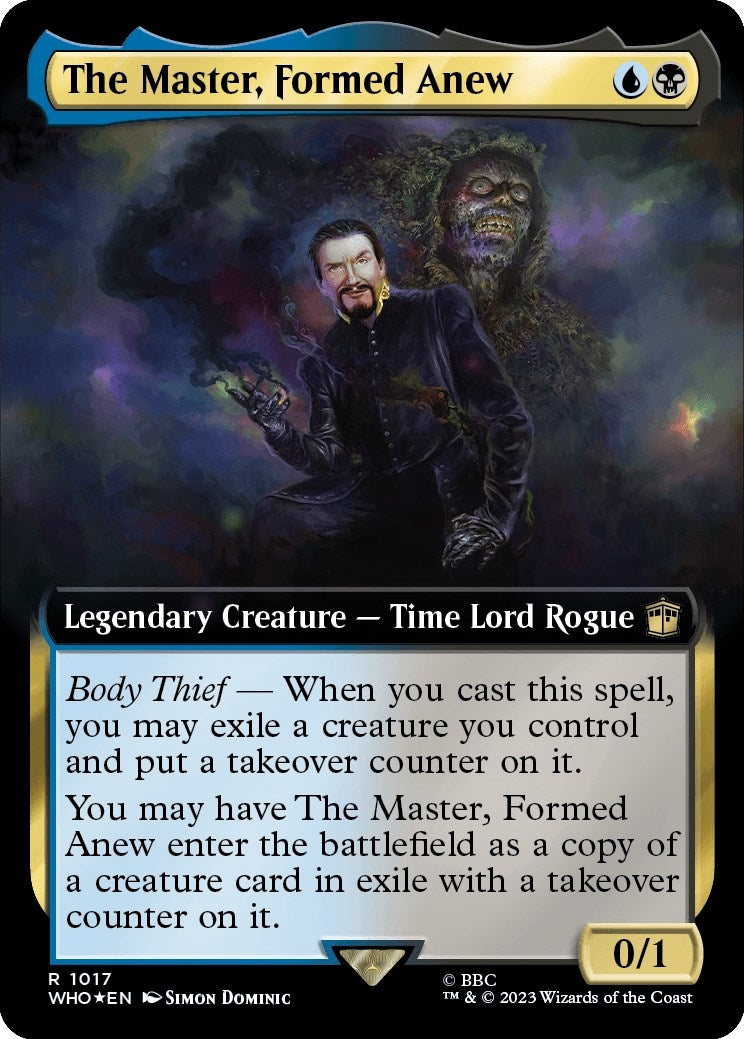Image for The Master, Formed Anew (Extended Art) (Surge Foil) (1017) - Magic: The Gathering
