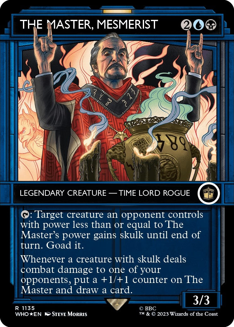Image for The Master, Mesmerist (Showcase) (Surge Foil) (1135) - Magic: The Gathering