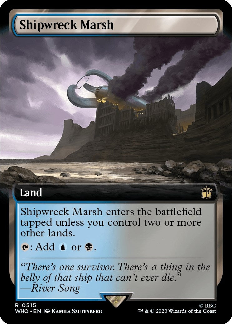 Image for Shipwreck Marsh (Extended Art) (515) - Magic: The Gathering