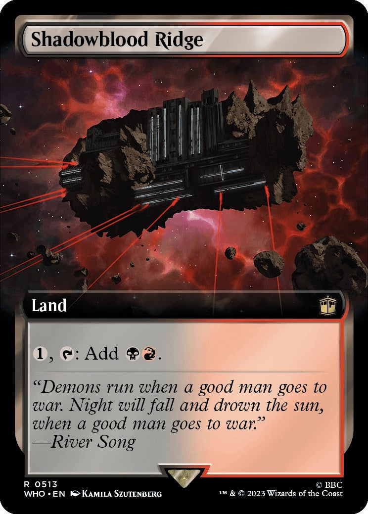 Image for Shadowblood Ridge (Extended Art) (513) - Magic: The Gathering