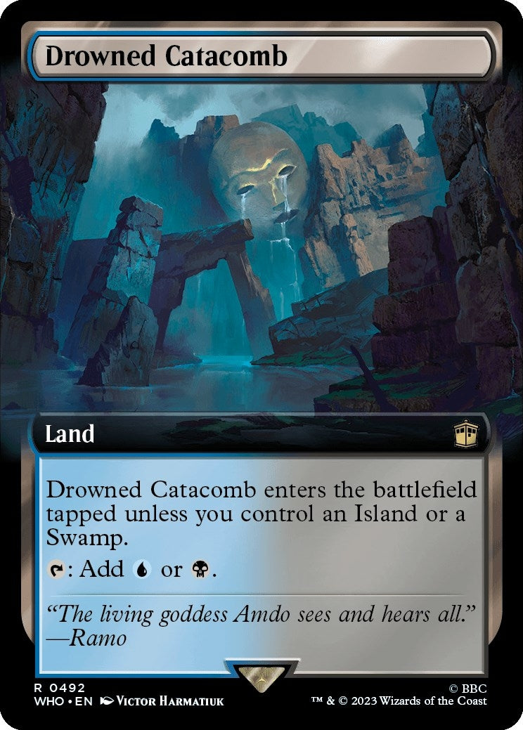 Image for Drowned Catacomb (Extended Art) (492) - Magic: The Gathering
