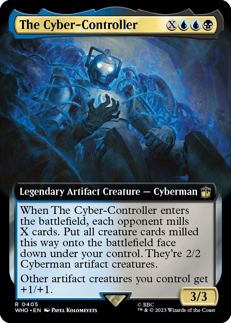 Image for The Cyber-Controller (Extended Art) (405) - Magic: The Gathering
