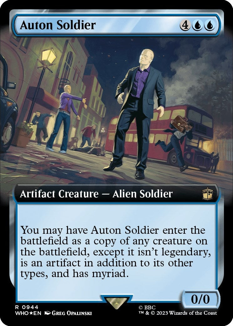 Image for Auton Soldier (Extended Art) (Surge Foil) (944) - Magic: The Gathering