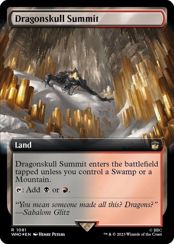 Image for Dragonskull Summit (Extended Art) (Surge Foil) (1081) - Magic: The Gathering