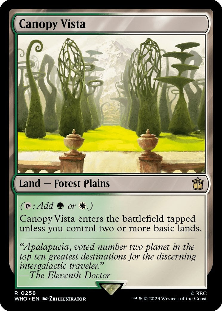Image for Canopy Vista (258) - Magic: The Gathering