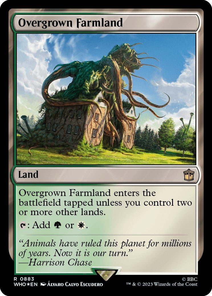 Image for Overgrown Farmland (Surge Foil) (883) - Magic: The Gathering
