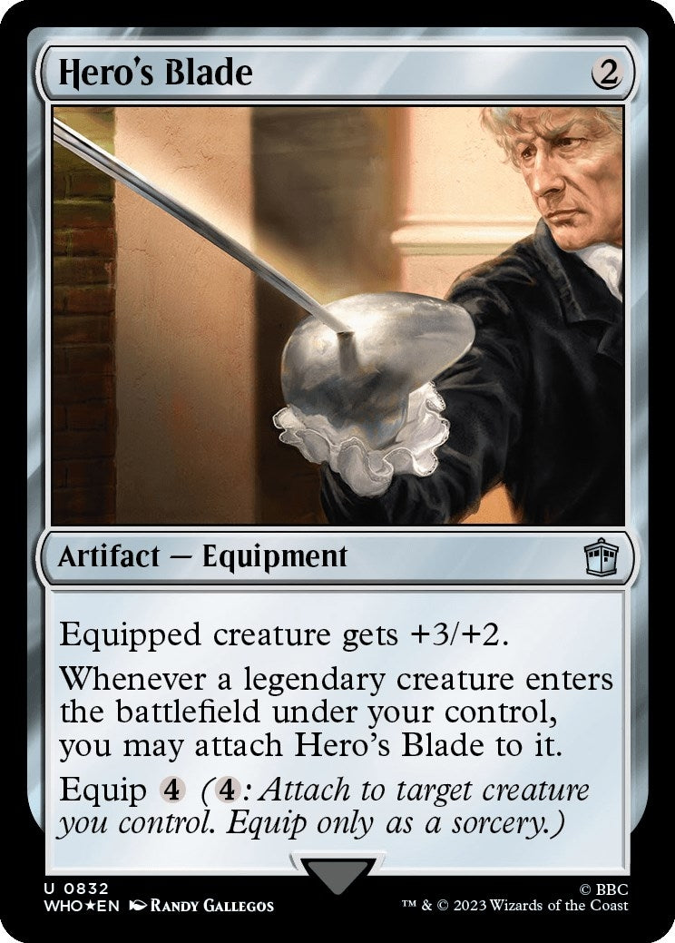 Image for Hero's Blade (Surge Foil) (832) - Magic: The Gathering