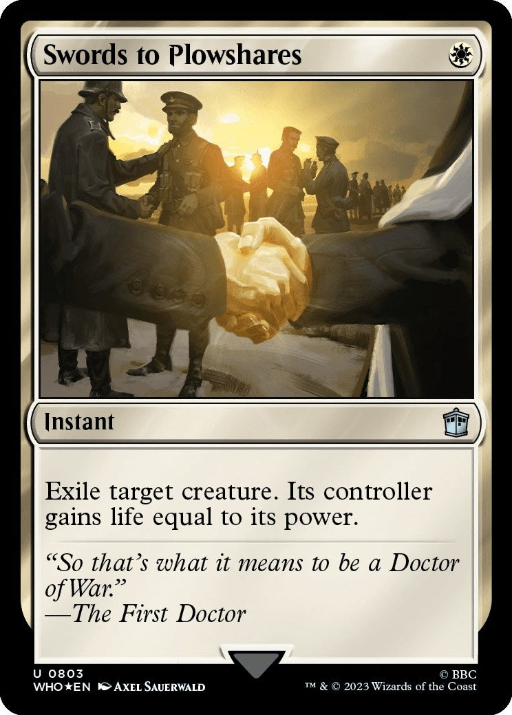 Image for Swords to Plowshares (Surge Foil) (803) - Magic: The Gathering