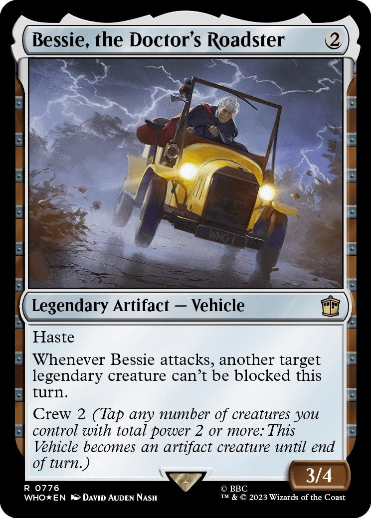 Image for Bessie, the Doctor's Roadster (Surge Foil) (776) - Magic: The Gathering