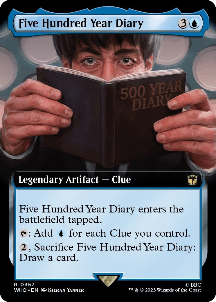 Image for Five Hundred Year Diary (Extended Art) (357) - Magic: The Gathering