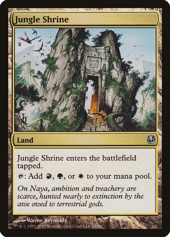 Image for Jungle Shrine (34) - Magic: The Gathering