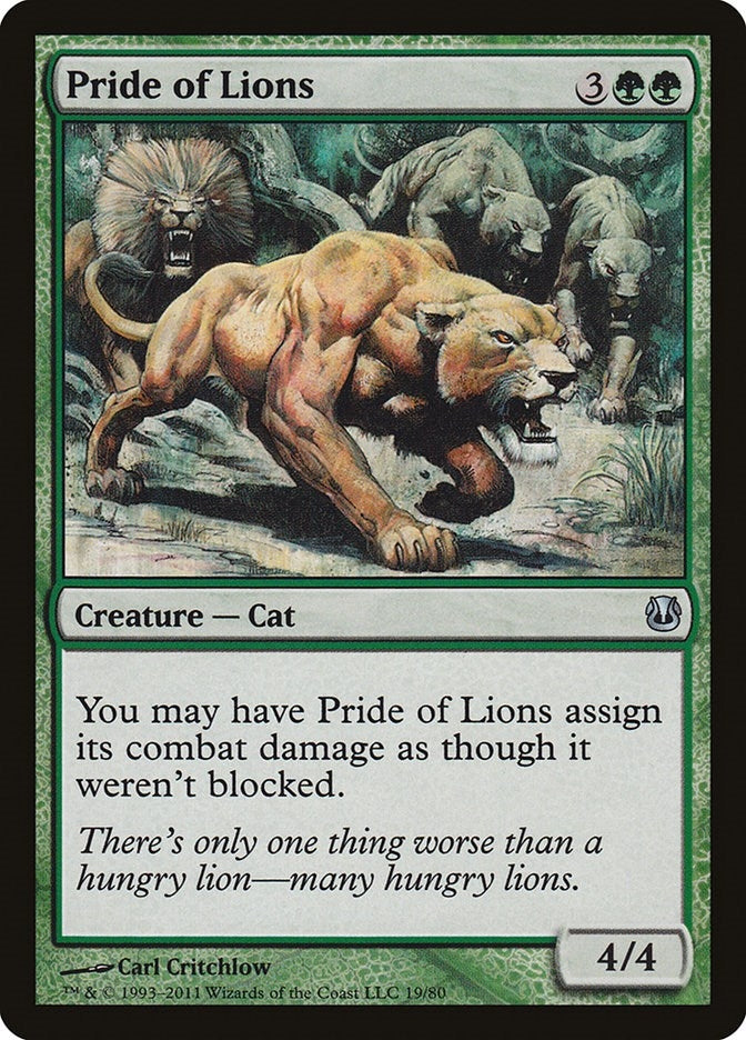 Image for Pride of Lions (19) - Magic: The Gathering
