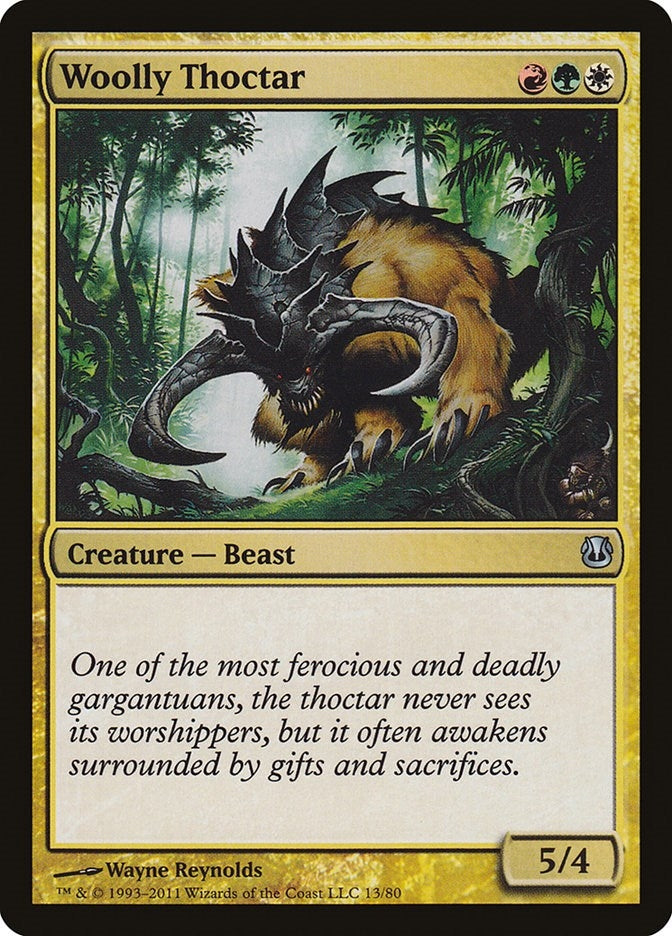 Image for Woolly Thoctar (13) (DDH) - Magic: The Gathering