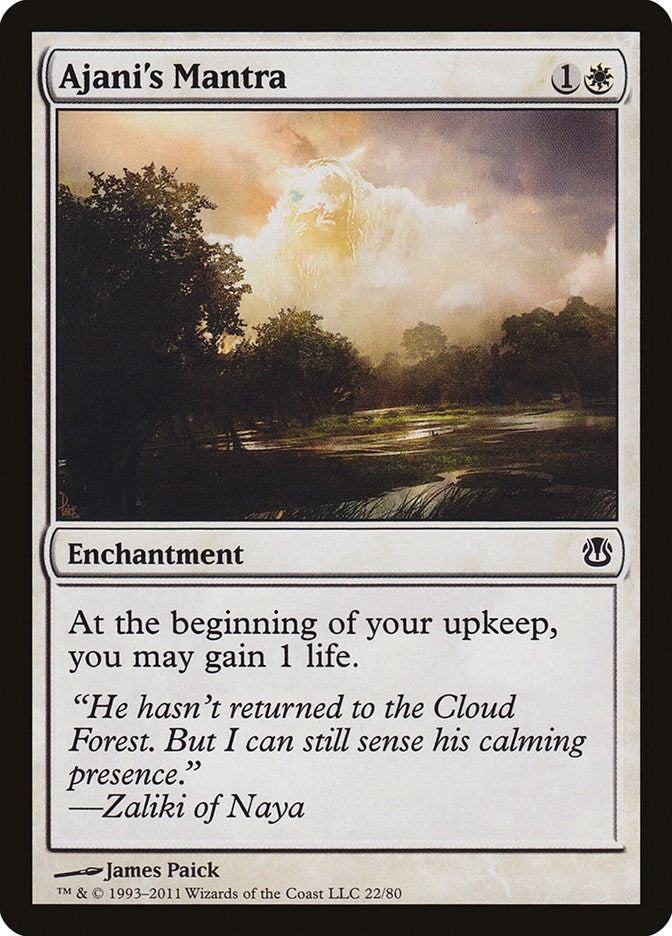 Image for Ajani's Mantra (22) (DDH) - Magic: The Gathering