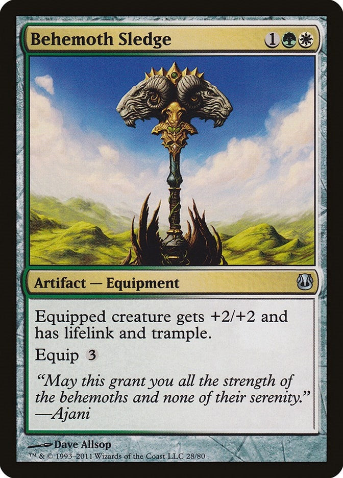 Image for Behemoth Sledge (28) - Magic: The Gathering
