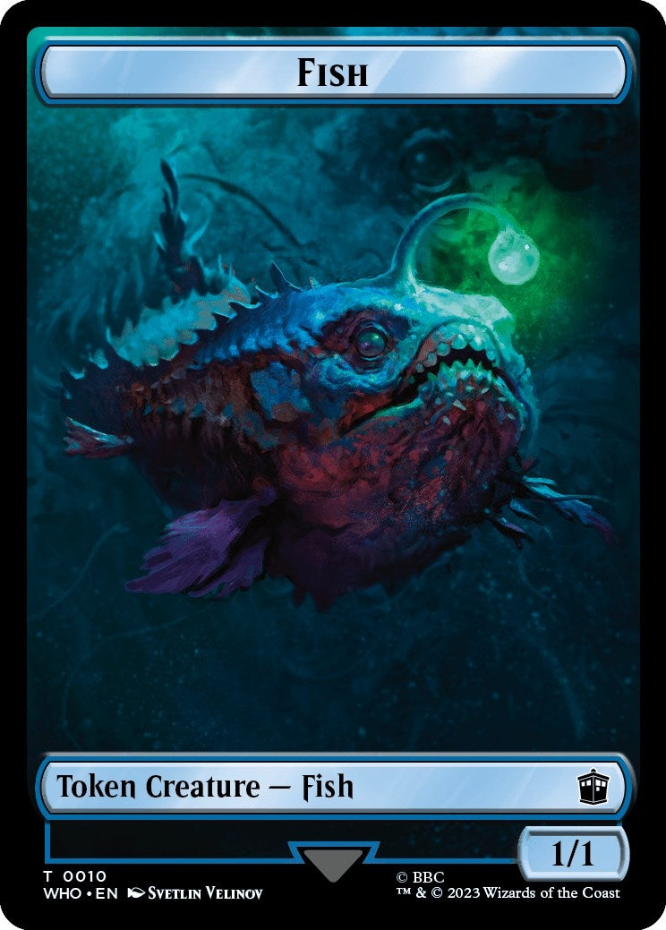 Image for Fish // Treasure (0030) Double-Sided Token (10 // 30) - Magic: The Gathering