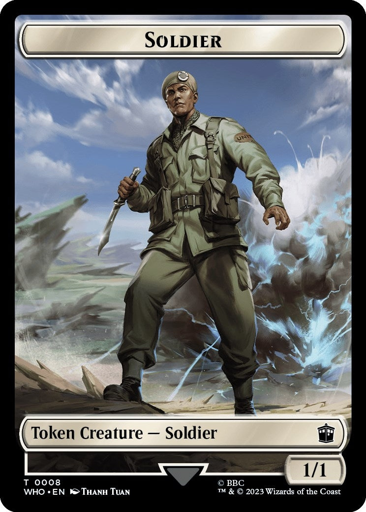 Image for Soldier // Beast Double-Sided Token (8 // 17) - Magic: The Gathering