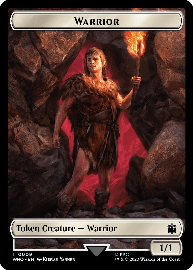 Image for Warrior // Mark of the Rani Double-Sided Token (9 // 15) - Magic: The Gathering