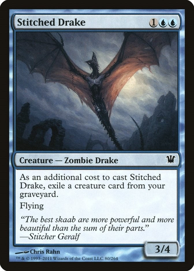 Image for Stitched Drake (80) - Magic: The Gathering