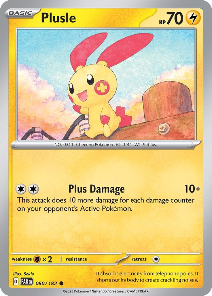 Image for Plusle (060/182) (PAR) - Pokemon