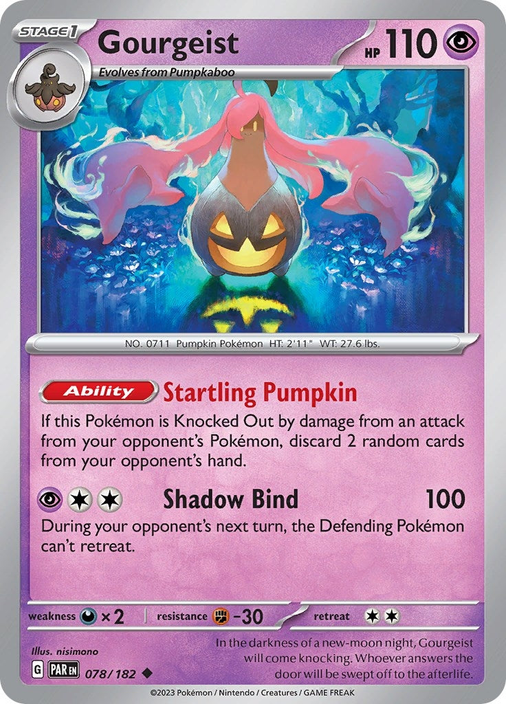 Image for Gourgeist (078/182) (PAR) - Pokemon