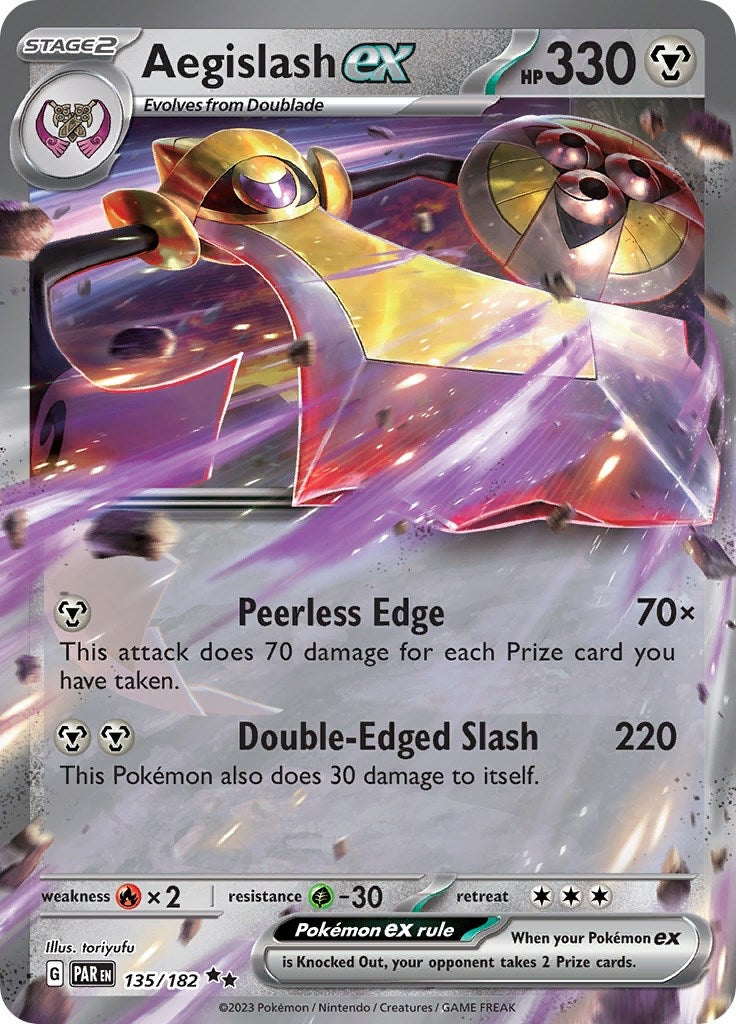 Image for Aegislash ex (135/182) (PAR) - Pokemon