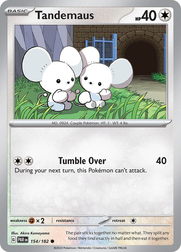 Image for Tandemaus (154/182) (PAR) - Pokemon