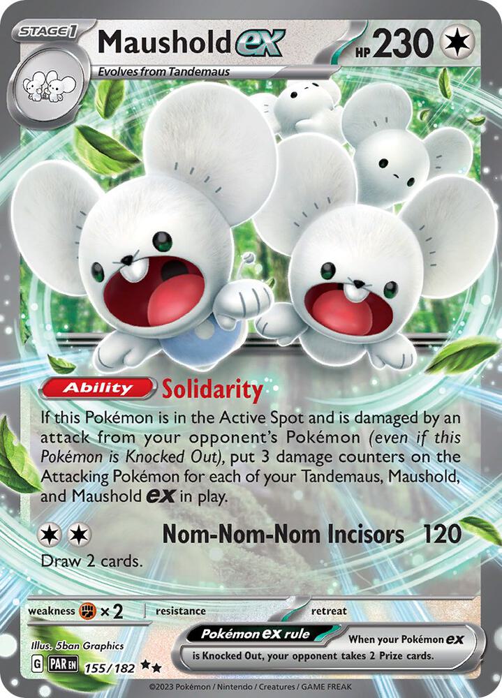 Image for Maushold ex (155/182) (PAR) - Pokemon