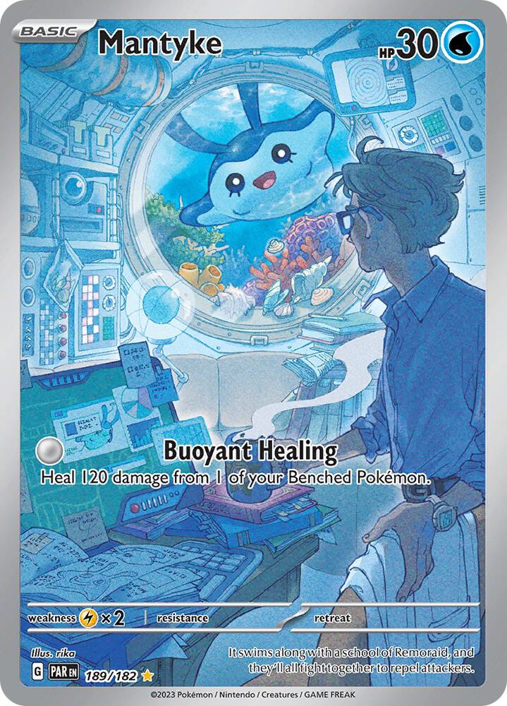 Image for Mantyke (189/182) (PAR) - Pokemon