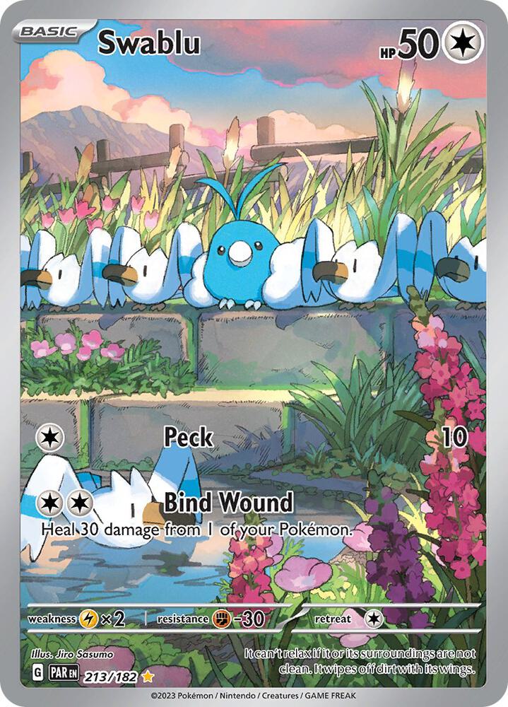 Image for Swablu (213/182) (PAR) - Pokemon