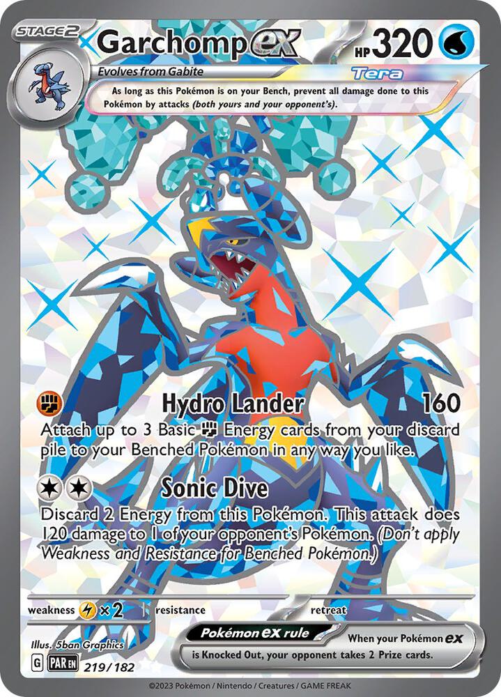 Image for Garchomp ex (219/182) (PAR) - Pokemon