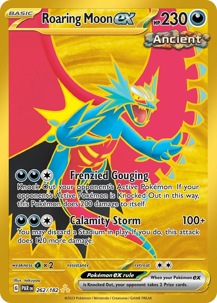 Image for Roaring Moon ex (262/182) (PAR) - Pokemon