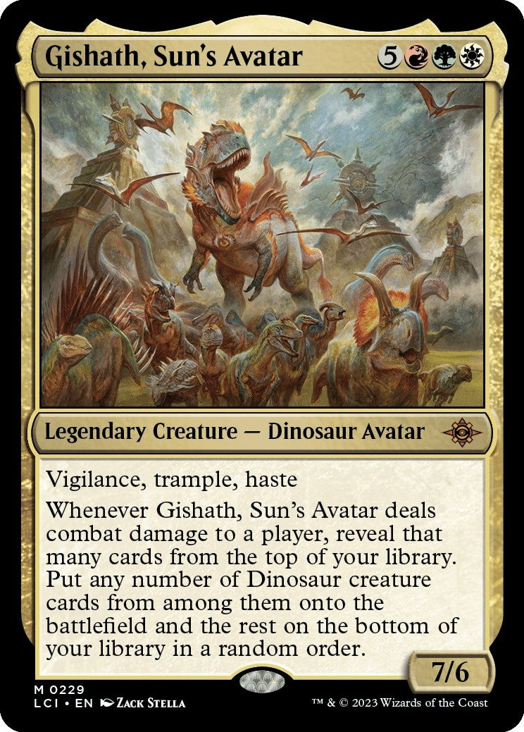 Image for Gishath, Sun's Avatar (229) - Magic: The Gathering