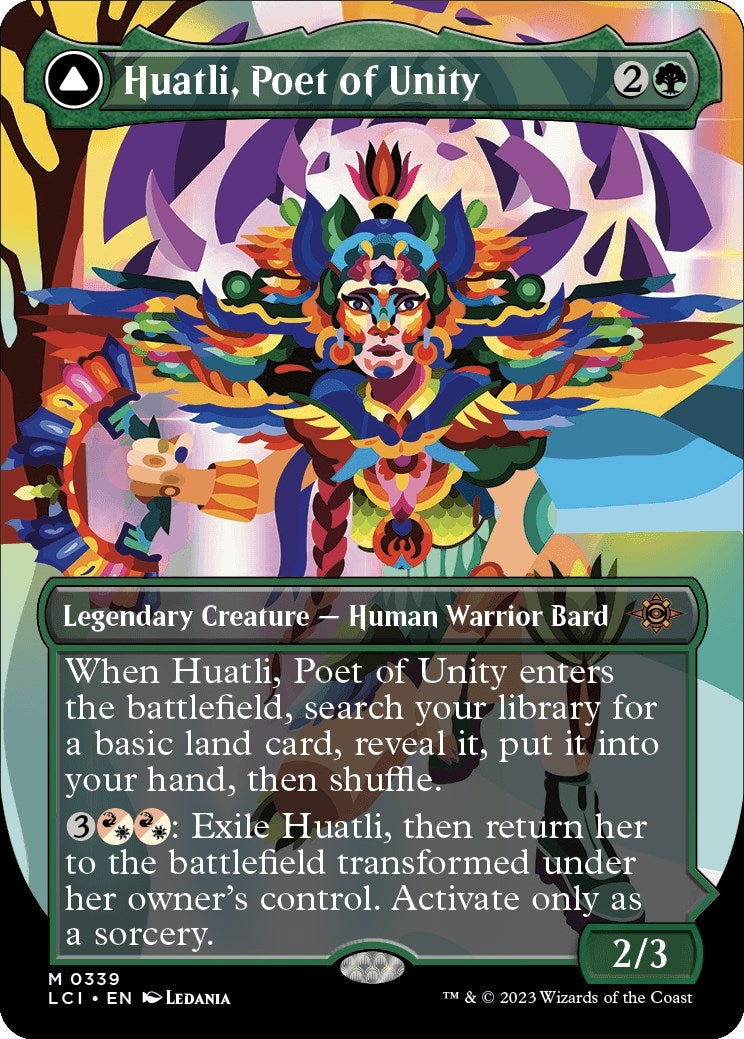 Image for Huatli, Poet of Unity (Borderless) (339) - Magic: The Gathering