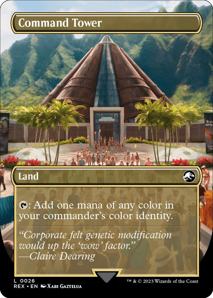 Image for Command Tower (Borderless) (26) - Magic: The Gathering
