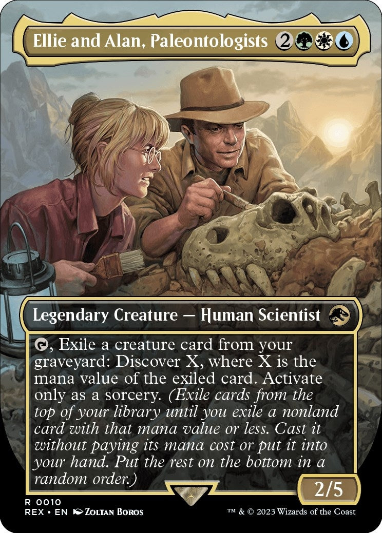 Image for Ellie and Alan, Paleontologists (Borderless) (10) - Magic: The Gathering