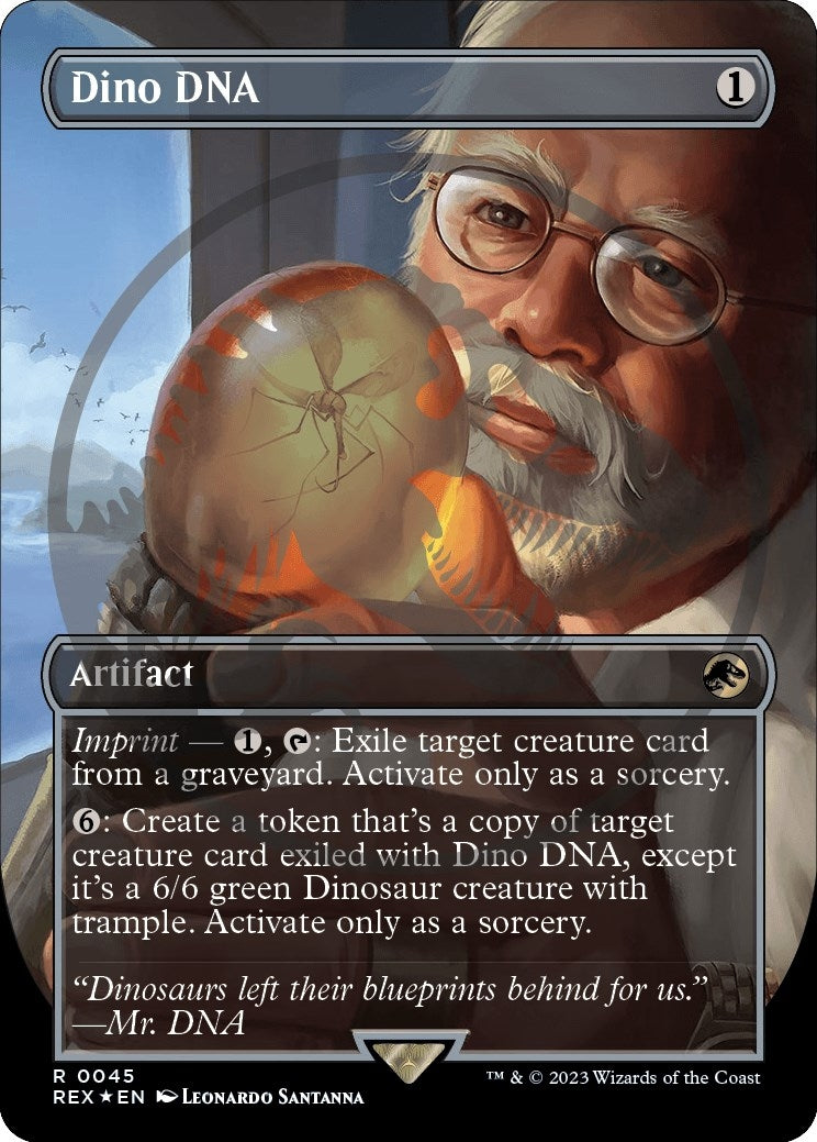 Image for Dino DNA (Borderless) (Emblem) (45) - Magic: The Gathering