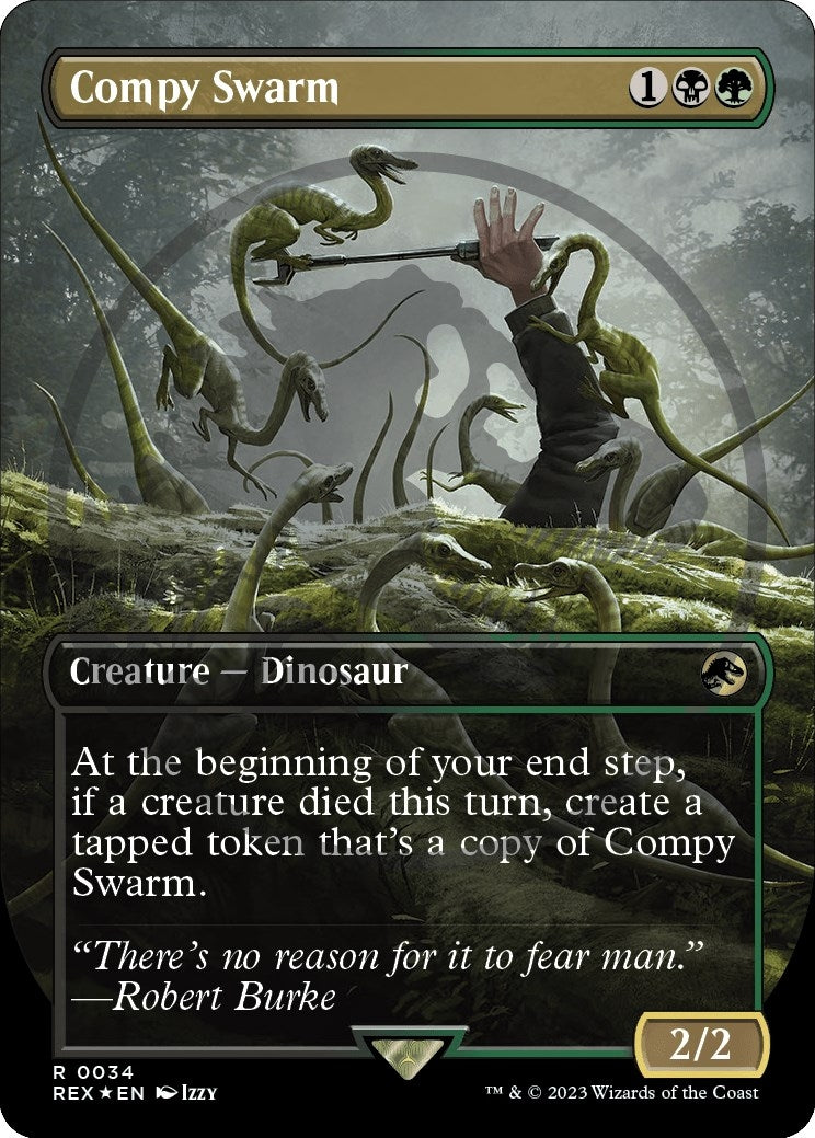 Image for Compy Swarm (Borderless) (Emblem) (34) - Magic: The Gathering