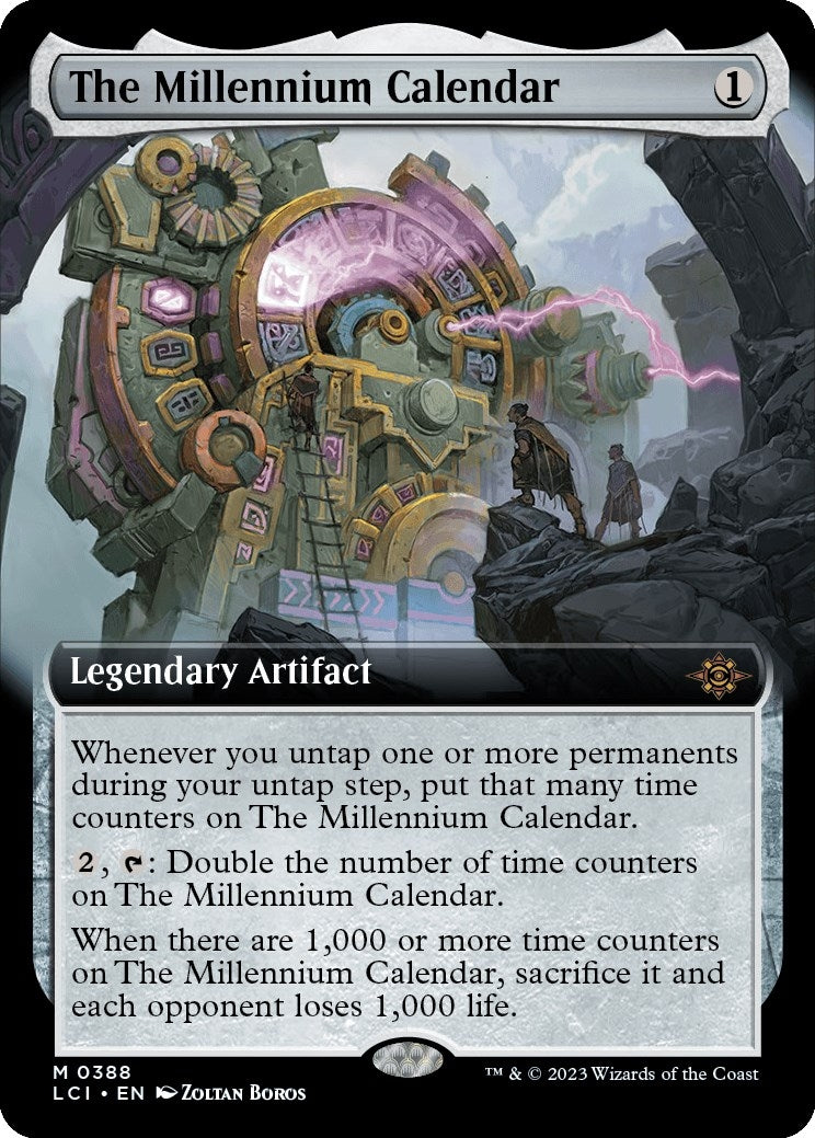 Image for The Millennium Calendar (Extended Art) (388) - Magic: The Gathering