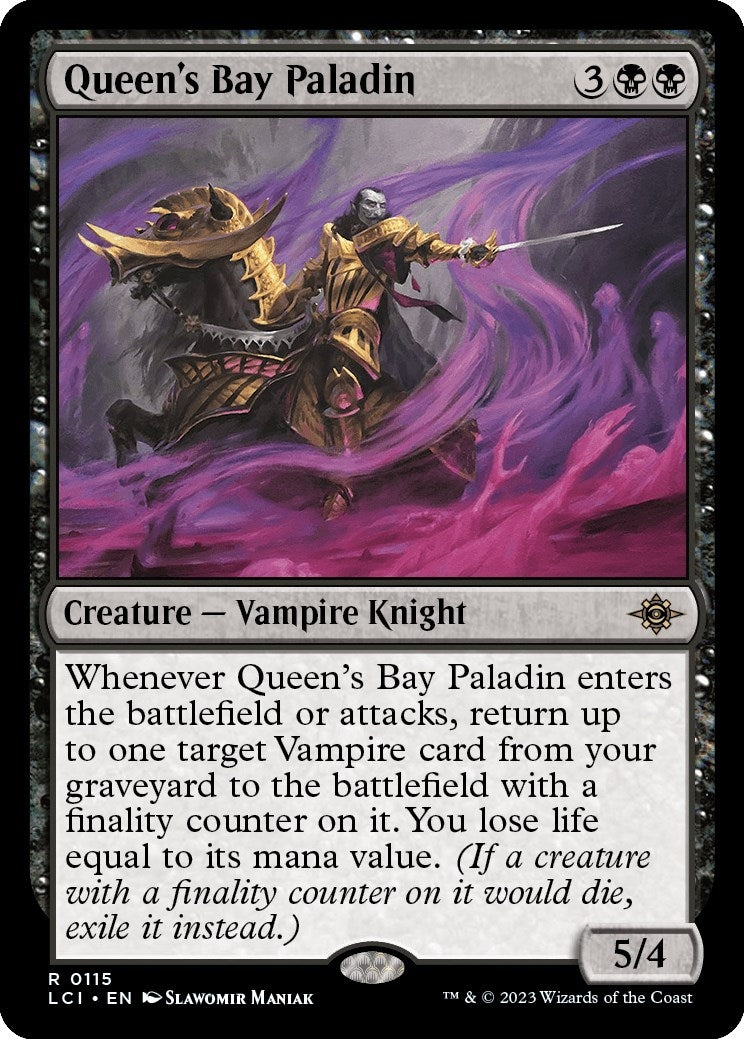 Image for Queen's Bay Paladin (115) (LCI) - Magic: The Gathering
