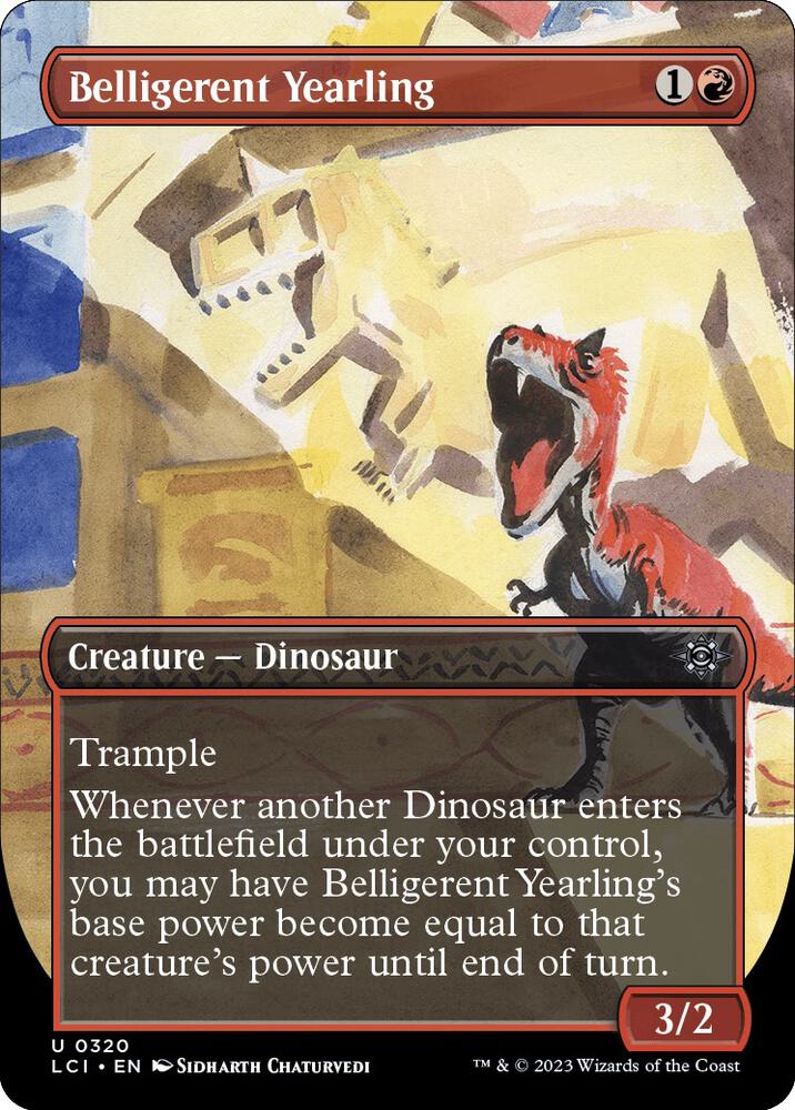 Image for Belligerent Yearling (Borderless) (320) - Magic: The Gathering