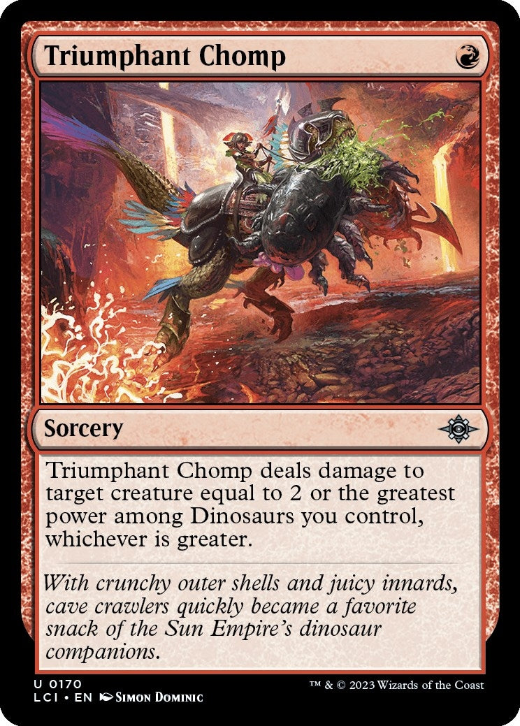 Image for Triumphant Chomp (170) - Magic: The Gathering