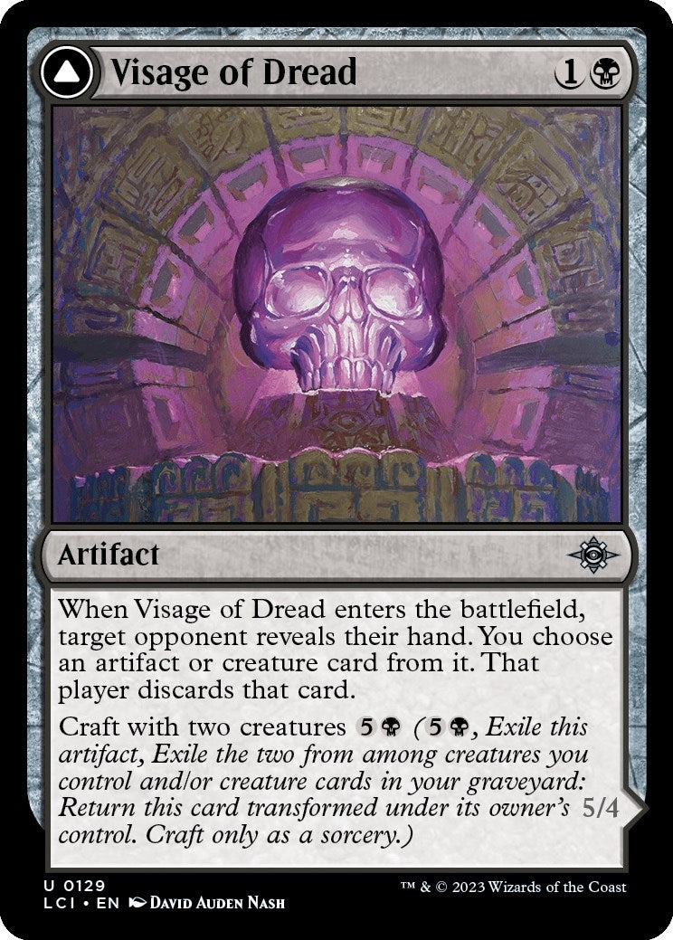 Image for Visage of Dread (129) - Magic: The Gathering