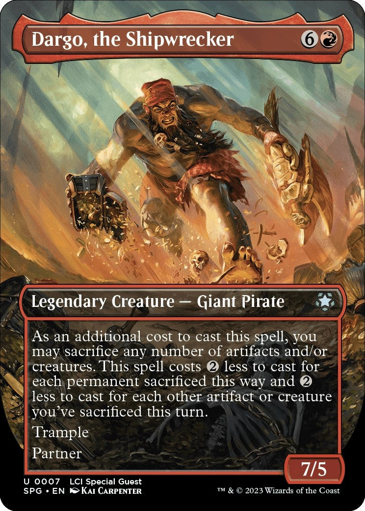 Image for Dargo, the Shipwrecker (Borderless) (7) - Magic: The Gathering