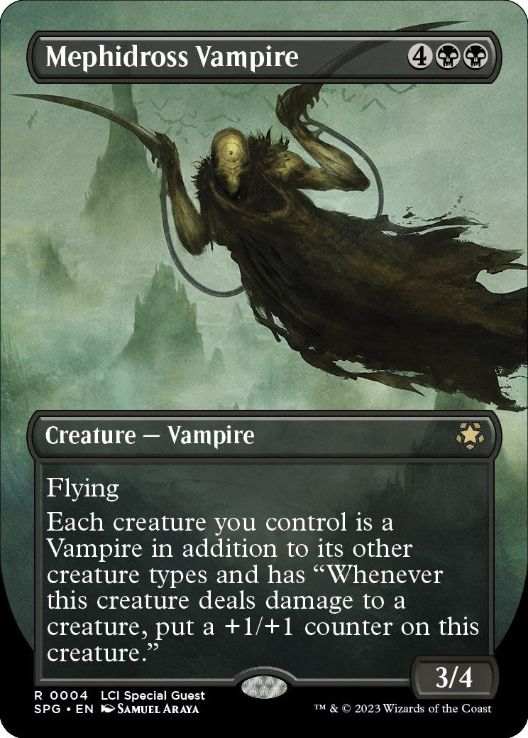 Image for Mephidross Vampire (Borderless) (4) - Magic: The Gathering
