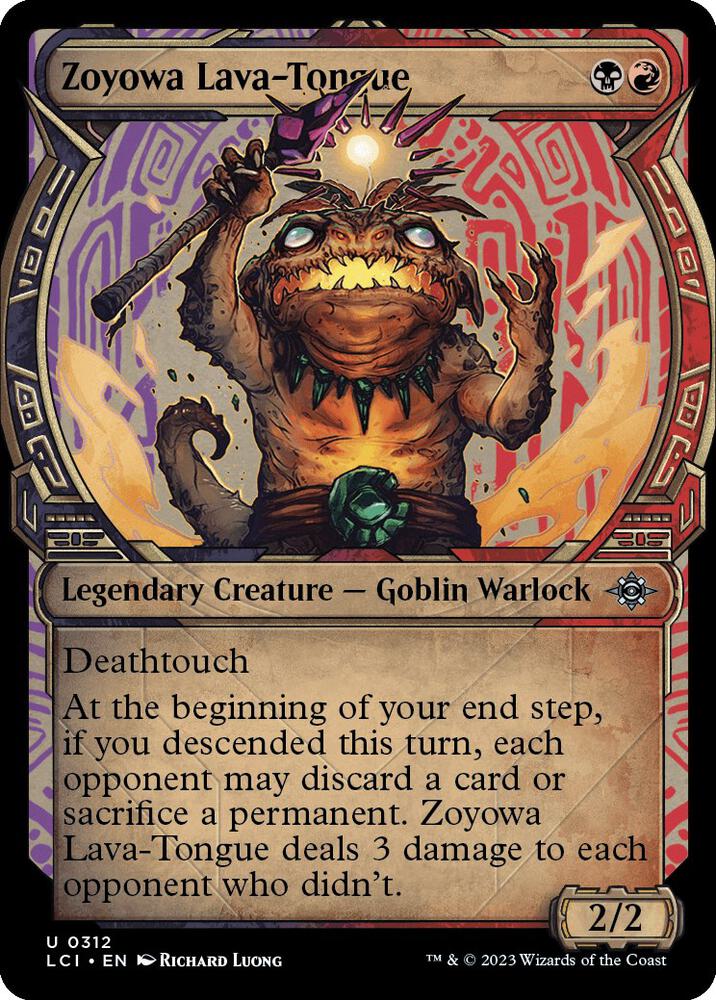 Image for Zoyowa Lava-Tongue (Showcase) (312) - Magic: The Gathering