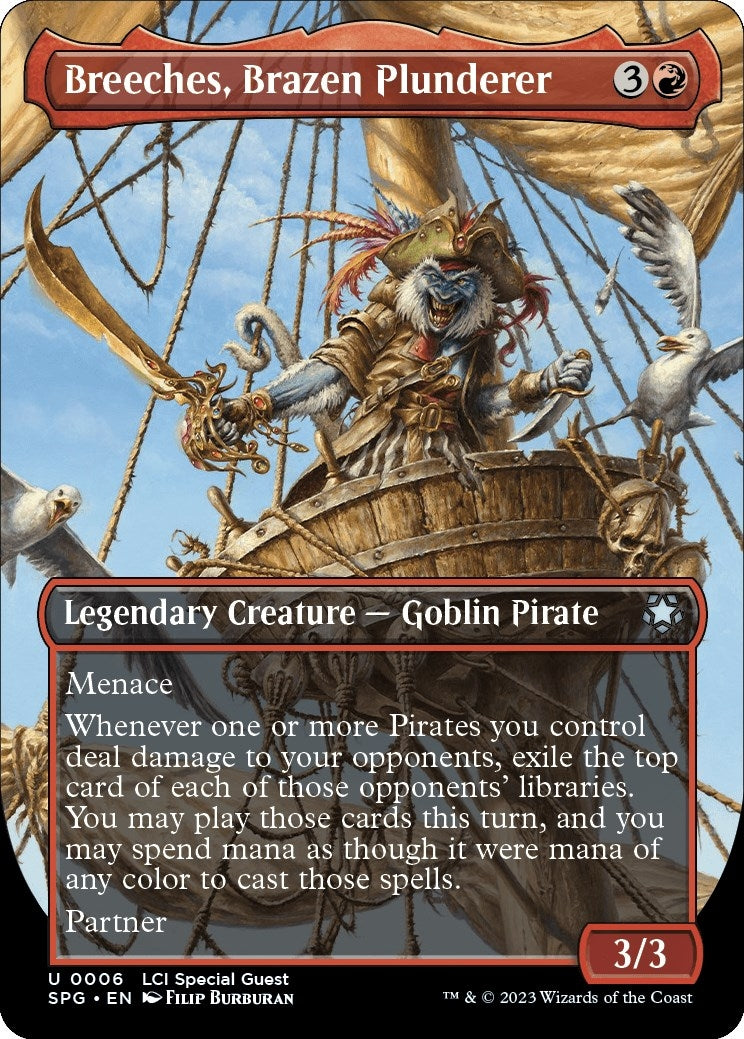 Image for Breeches, Brazen Plunderer (Borderless) (6) - Magic: The Gathering
