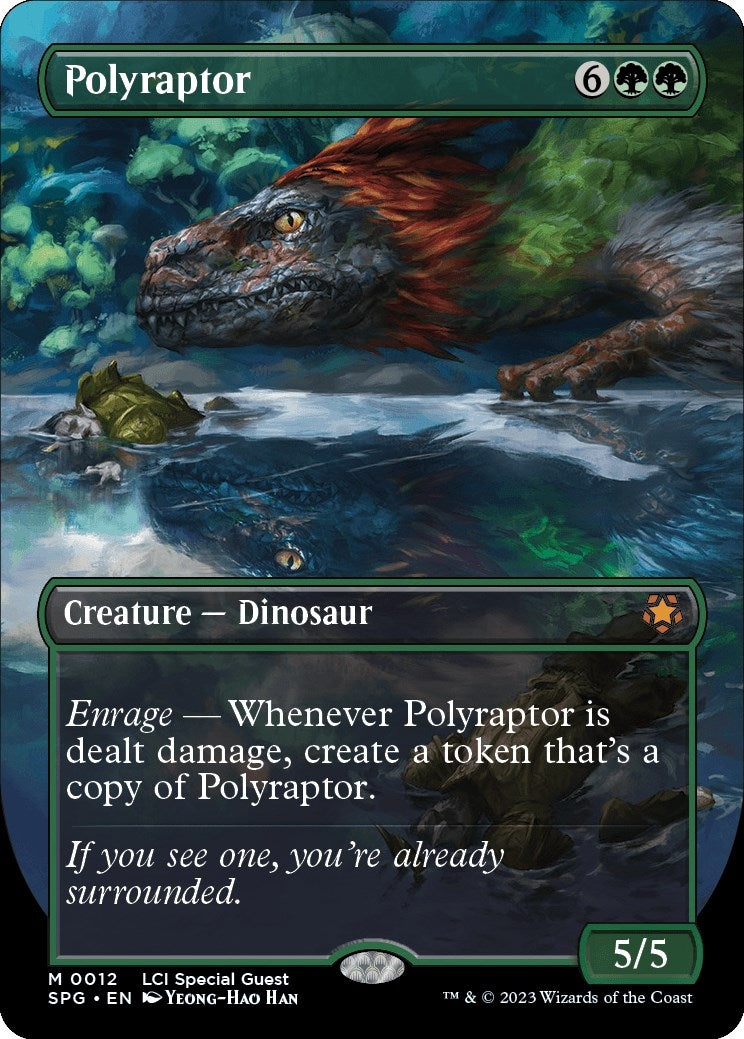 Image for Polyraptor (Borderless) (12) - Magic: The Gathering